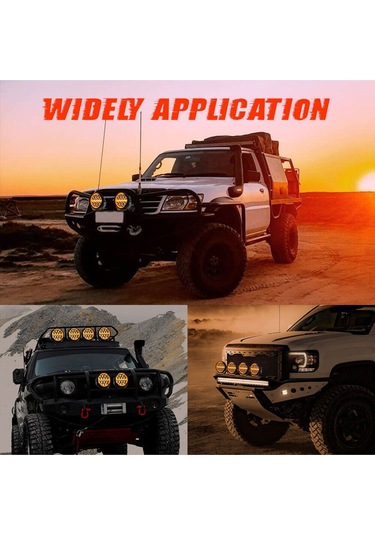 6.5'' Angellı 60w 14 Led Turuncu Beyaz Drl Mercek Far