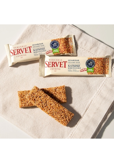 Şekeri Meyveden Susam Krokan Bar 20g 6'lı Paket