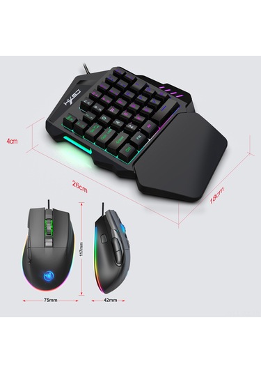 Wezone Oyun Klavye Ve Fare Seti - 7200 Dpı, Rgb Işık Efektleri, Ergonomik Tasarım, Makro Programlama, Çok Platform Desteği Diğer
