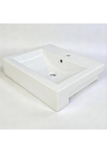 İsvea - Semi Mobilya Uyumlu Lavabo 58 Cm Beyaz - 10sq50058sv 1466841