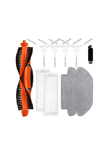 Xurunkeji Xiaomi S12 / B106gl / S10 Ana Yan Fırça Hepa Filtre Paspas Bezi Robot Süpürgeler Yedek Parça Aksesuar Değişimi