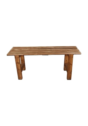 Ahşap Bank Bench Sandalye Mutfak Bank Ceviz 100cm X 30cm Kahverengi