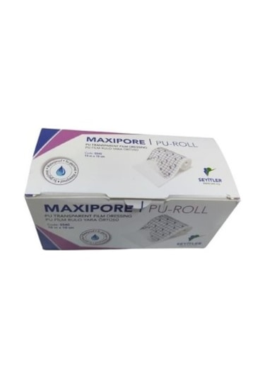 Maxıpore Pu-roll Şeffaf Rulo Yara Örtüsü - 10*10