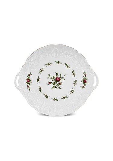 Karaca Vintage Rose Tepsi 35 Cm Çok Renkli