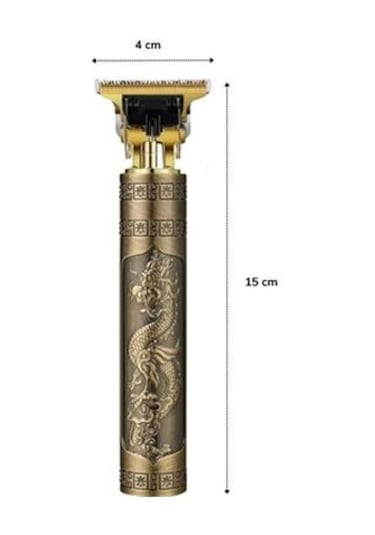 Vintage Görünümlü Güçlü 4 Farklı Başlıklı Usb Şarjlı Manuel Tıraş Makinası