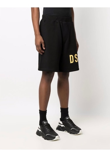 Dsquared2 Erkek Şort S74Mu0708 Siyah