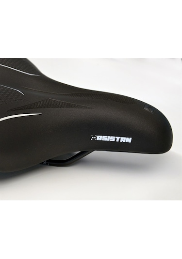 Asistan Comfy C100 Sportif Geniş Jel Dolgulu Bisiklet Selesi Siyah