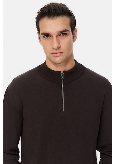 Twn Slim Fit Kahverengi Kazak 5ec061621232m Çok Renkli