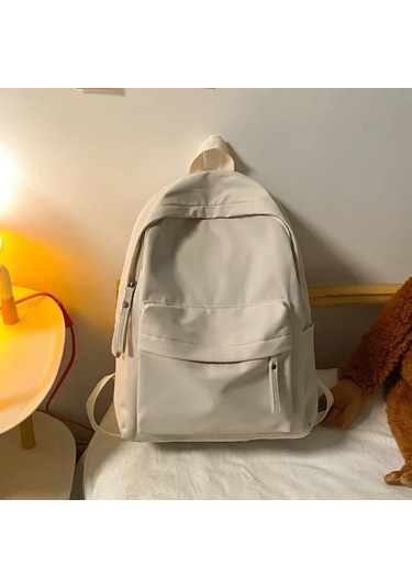 Dawndesslo Su Geçirmez Naylon Sırt Çantası - Kadın Ve Öğrenciler İçin Seyahat Ve Okul Çantası 12 İnç Gökyüzü Mavi Kırmızı Kırmızı