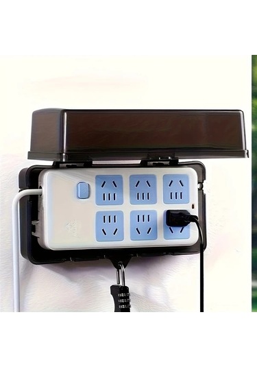 Fastbuy Yüksek Kalite Şeffaf Beyaz Elektrik Kutusu - 6 Priz Deliği - Dış Mekan Uygun