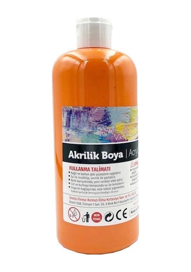 Red Apple Akrilik Boya 500 Gr Turuncu Ra 500-18