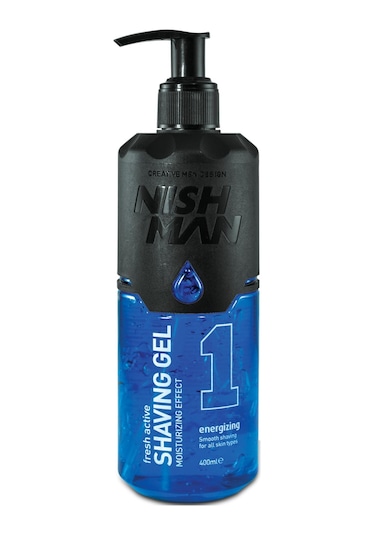 Nishman 1 Energizing Traş Jeli Pompalı 400 ML