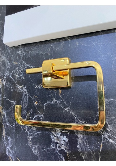 İsaoğlu Yapı Parlak Gold Premium Tuvalet Kağıtlığı Gold