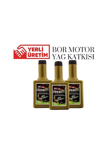 Mann Nano Teknolojili Motorkoruyucu Bor Yağ Katkısı 250Ml 3 Adet