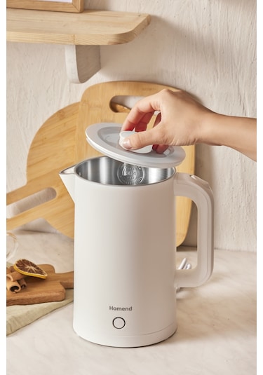 Homend Heatrow Cooltouch 1618H Paslanmaz Çelik El Yakmaz Gövdeli Su Isıtıcısı