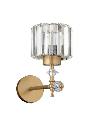 İstanbul Avize Cabo Tekli Eskitme Y-10 Kristal Taşlı Aplik Eskitme