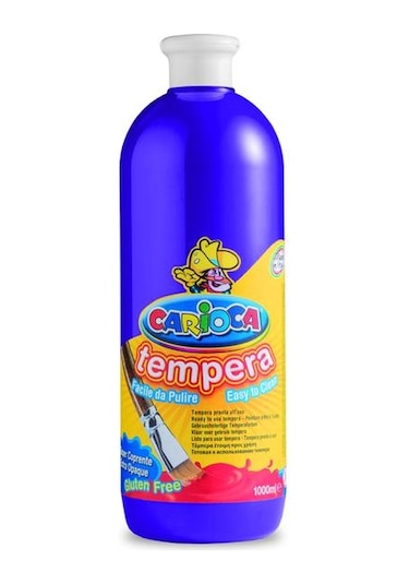 Carioca Tempera Yıkanabilir Poster Boya 1000 Ml.  Mor