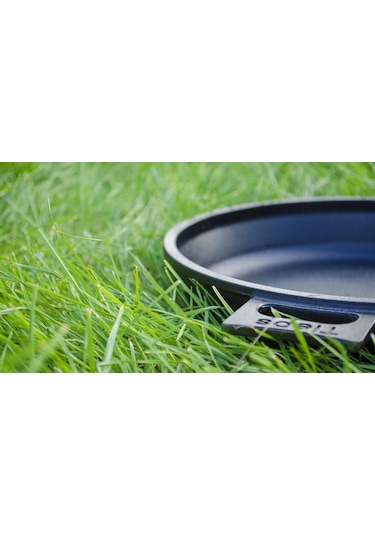 Tleps Kaplamasız Gerçek Demir Döküm Tava 26 CM