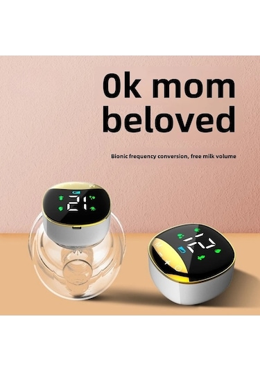 Trendooze Ücretsiz Şişeler Silikon Serbest Pembe Otomatik Giyilebilir Emme Eller Cihaz 180ml Xw