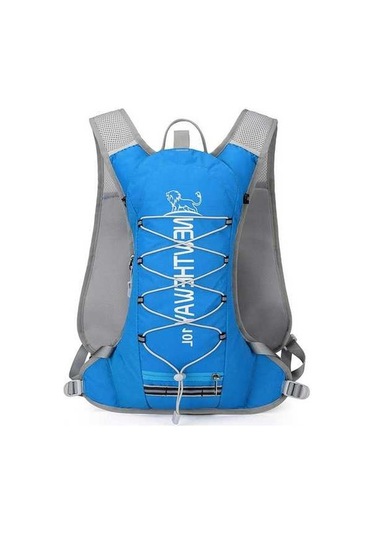 Ebitda Hafif Nefes Alabilir 10l Sırt Çantası - Koşu, Bisiklet Ve Kamp İçin Mavi Mavi