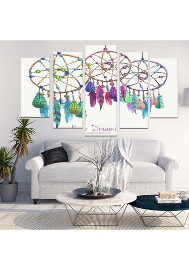 Suntek Magideal 5 Adet Modern Sanat Bohemya Tarzı Pvc Boyama 1 numara