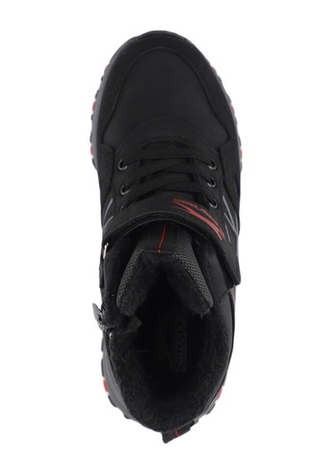 Slazenger NESKE Çocuk Cırt Cırtlı Siyah / Kırmızı Bot
