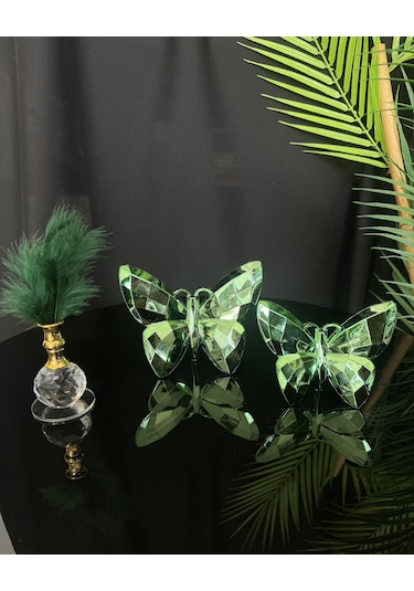 Orion Dekoratif Gold Kelebek Ve Tüylük Gold