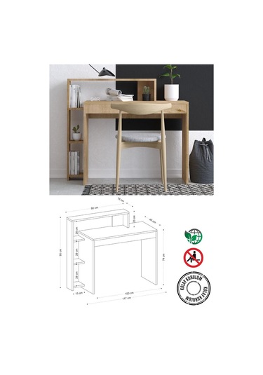 Decormet Uma Çalışma Masası Dec0083 Çok Renkli