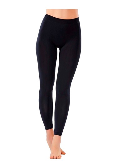 Toparlayıcı Uzun Tayt Siyah SiYAH