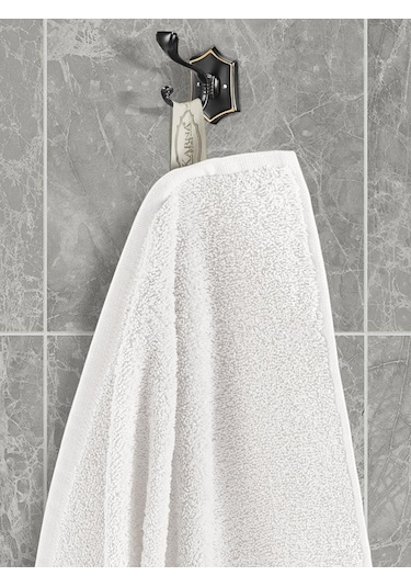 Cotton Ladın Banyo Havlusu 90x150 Krem