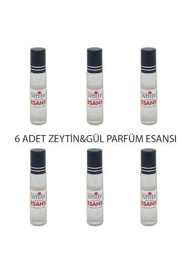 Rose White 10 Ml. Zeytin&gül Parfüm Esansı 6 Adet Diğer