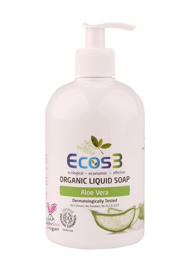 Ecos3 Organik Aloe Vera Özlü Likit Sabun 500 ML