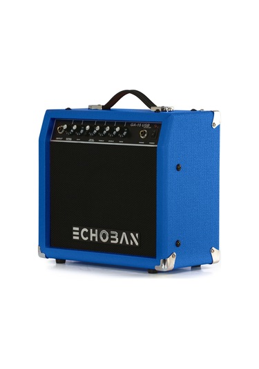 Echoban Ga15usb 15 Watt Mavi Gitar Amfisi Usb