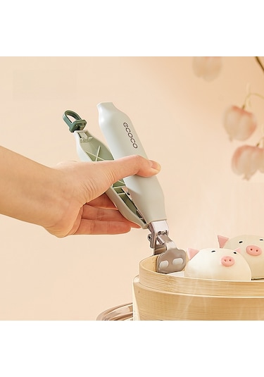 Shineyee Mutfak İçin 304 Paslanmaz Çelik Anti Kayma Anti Isı Kase Ve Tabak Tutucu, Evcil Pişirme Aleti Mürdüm Yeşili Diğer