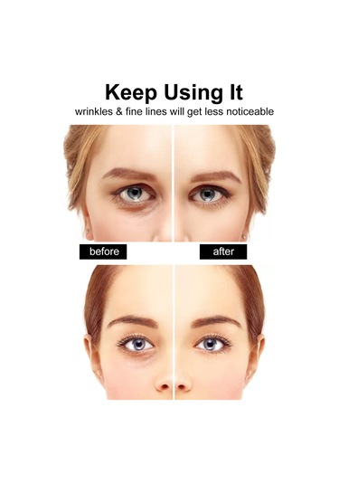 Qingmipy Parlak Simli 6 Çift Yüz Yama - Kırışıklık Önleyici Silikon Göz Maskesi, Tüm Cilt Tipleri İçin