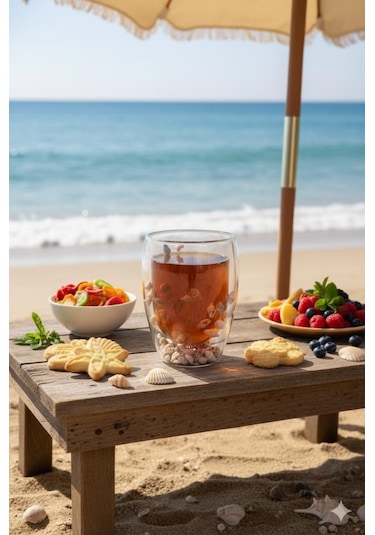 Bambum Molbia - Çift Cidarlı Bardak 350ml Renksiz