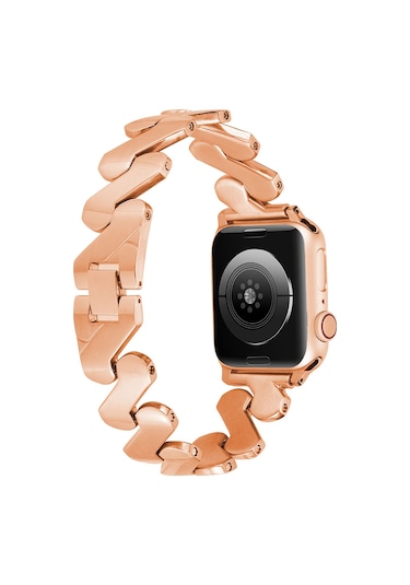Watch 7 45mm Kordon Uyumlu Krd-80 Metal Strap Kayış Ardx- Gümüş