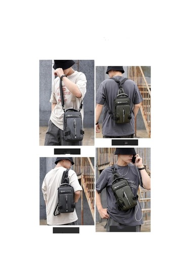 Xianwen Mufunye Çok Amaçlı Şık Ve Pratik Sırt Çantası, Usb Yeşil