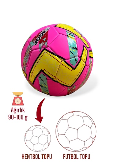 Hentbol Topu Renkli Çocuk Mini Futbol Topu İç Mekan Minik Top Çok Renkli