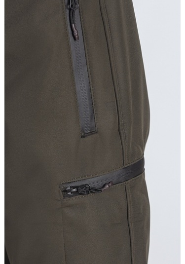 Erkek Suya Ve Rüzgara Dayanıklı Softshell Outdoor Pantolon Haki