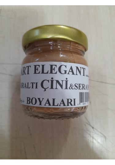 Art Elegant Çini Boyası Açık Kahverengi 8833 40 G Açık Kahverengi