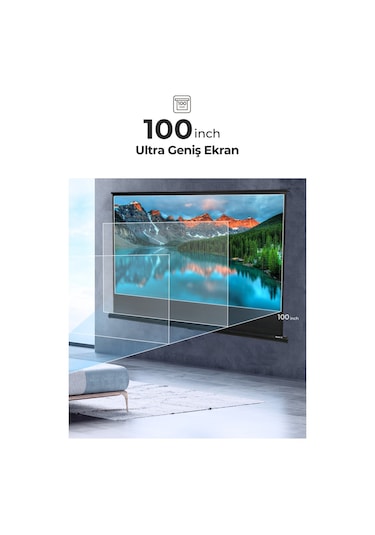 Havit 220x125cm Ayarlanabilir 100ınç 16:9 Boyut Ayaklı Projeksiyo