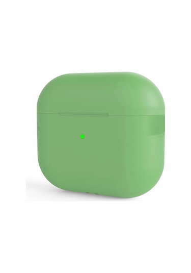 Ekılıf - Airpods Pro 2 Uyumlu - Kılıf Darbelere Karşı Dayanıklı Standart Silikon Kılıf - Açık Yeşil