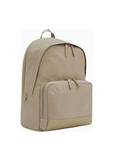 Lojel Semo Backpack Deri Detaylı 18l Günlük Ve Iş Sırt Çantası Bej 2