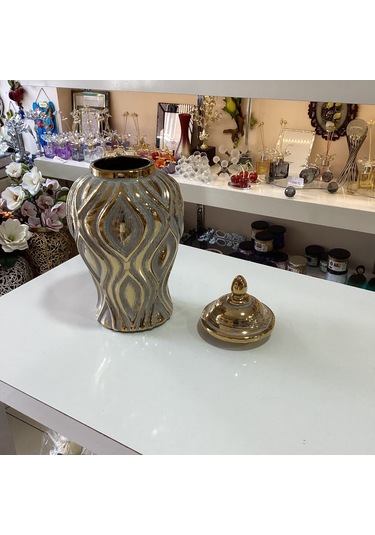 Dekoratif Seramik Renkli Küp