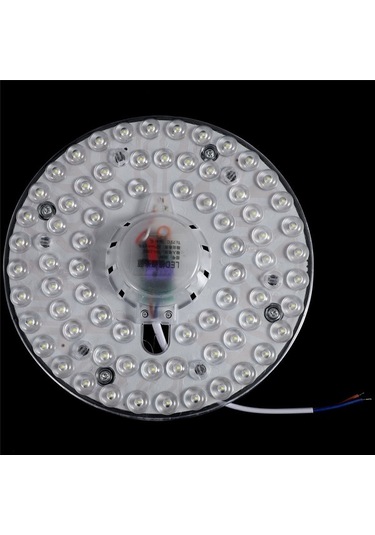 Agoodshop 3x Led Tavan Işık Modülü Işık Kaynağı 36w Yuvarlak Yüksek Parlaklık Aydınlatma Kapalı Tava Soğuk Beyaz