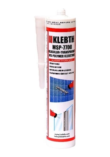 Klebth Msp-7700 Şeffaf Montaj Yapıştırıcı 290Ml