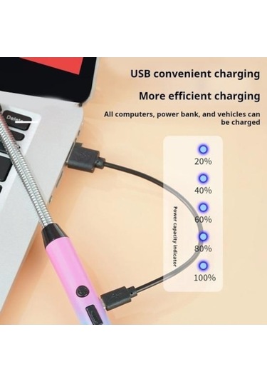 Sarı Usb Şarj Edilebilir Elektrikli Ateşleyici Rüzgar Geçirmez Darbe Ateşleyici Güvenlik Anahtarları Yüksek Kamp Çakmağı 56924782 Sarı Sarı