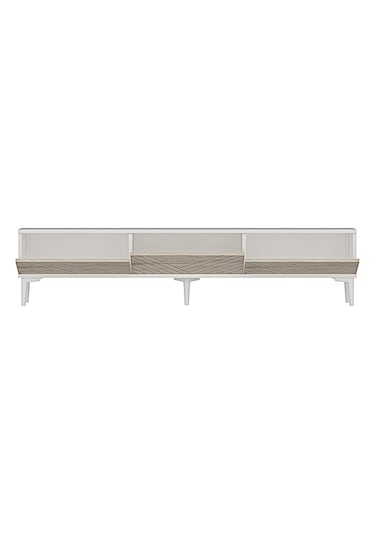 Tsa1804bt - Ferro180 Tv Stand, Tv Sehpası Beyaz-traverten Kapak 180cm Beyaz-traverten