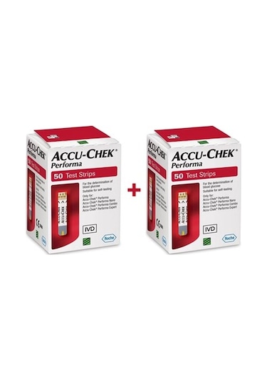 Accu-Chek Performa Nano Şeker Ölçüm Strip 2 Kutu 100 Adet